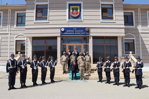 Valimiz Birol Ekici İl Jandarma Komutanlığını Ziyaret Etti