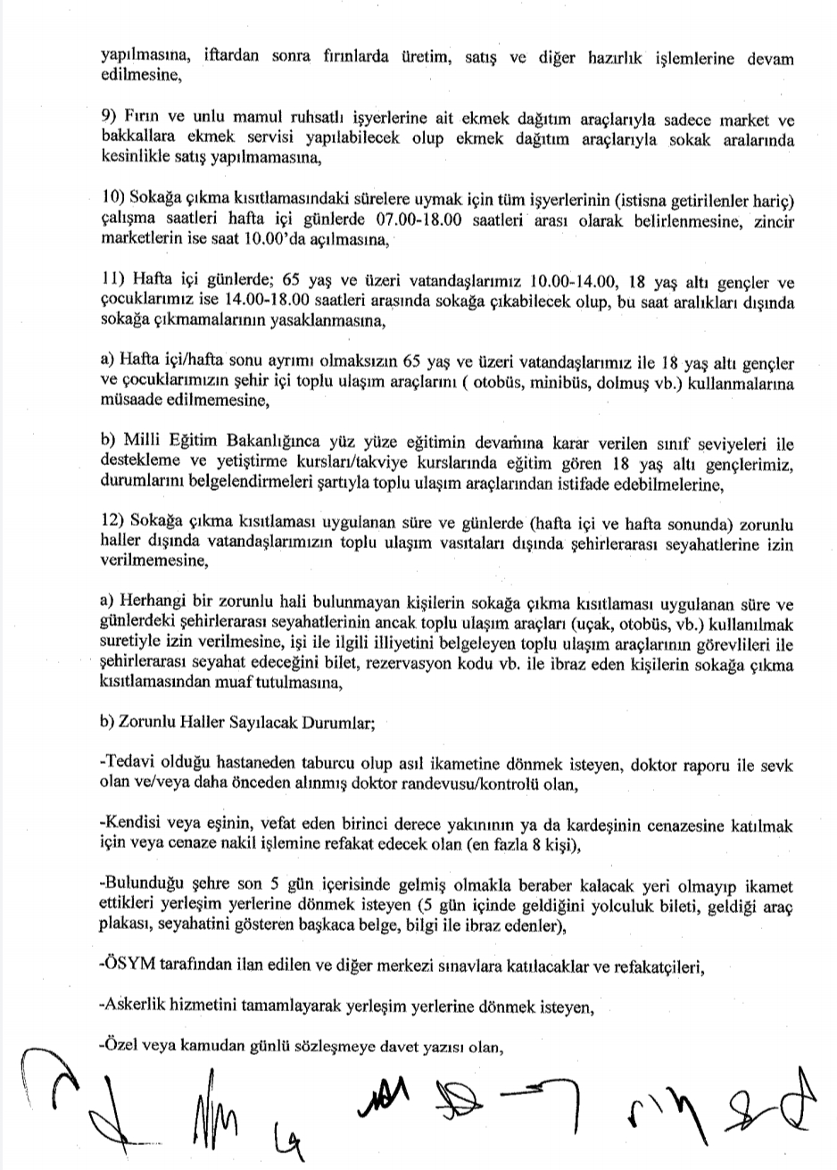 Sirnak Valiligi Il Hifzissihha Kurulu Nun 14 04 2021 Tarih Ve 2021 04 C Sayili Kararlari