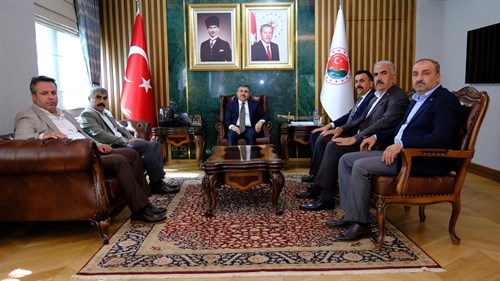 Milliyetçi Hareket Partisi Şırnak İl Başkanı Halil Tatar ve Beraberindeki Heyet, Valimiz Sayın Cevdet Atay‘a Hayırlı Olsun Ziyaretinde Bulundular