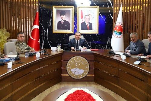 Valimiz Sayın Cevdet Atay Başkanlığında; ''İl Güvenlik ve Asayiş Koordinasyon Toplantısı” Gerçekleştirildi.